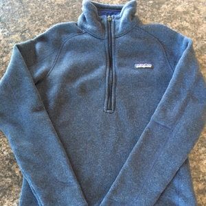 Patagonia Better Sweater 1/4 Zip XS Wolly Blue